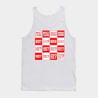 Why Else But for Love? Collage Tank Top